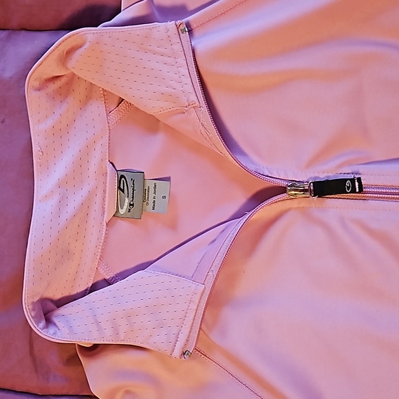 Champion Zip-up Barbie Pink Workout Jacket With Mesh Pockets Size S - Picture 6 of 11